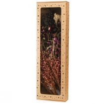 Artikel Trockenblumen-Set Lila Klee, Strohblume, Flachs & Dill, 35cm, Naturdeko 150g
