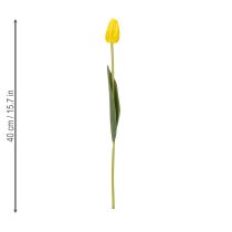 Artikel Tulpen Kunstblumen gelb 40cm – Realistische Frühlingsdeko für vielseitige Arrangements, 7 Stück