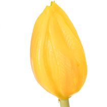 Artikel Kunstblumen Tulpenstrauß bunt 43cm 7 Stück für realistische Dekoration