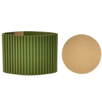 Artikel Nachhaltiger Blumentopf Papier Dunkelgrün Ø13cm H12cm 4 St - Modern, Umweltfreundlich, Dekorativ