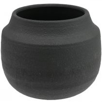 Artikel Übertopf Schwarz Keramik Blumenkübel Ø27cm H23cm