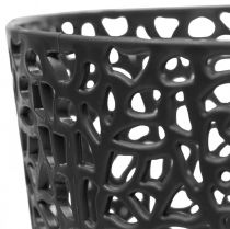 Übertopf Kunststoff Blumentopf Anthrazit Ø11,5cm H12,5cm