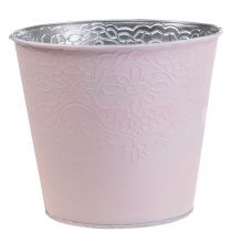 Artikel Übertopf Metall Blumenübertopf Pastell Rosa Ø20cm H16cm