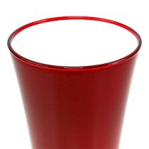 Artikel Vase „Fizzy“ Ø13,5cm H20cm Rot, 1St
