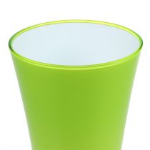 Artikel Vase „Fizzy“ Ø16cm H27cm Apfelgrün, 1St