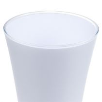 Artikel Vase „Fizzy“ Ø16cm H27cm Weiß, 1St