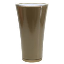 Artikel Vase „Fizzy“ Platingrau Ø28,5cm H45cm, 1St