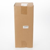 Artikel Gelbe Keramikvase mit gerilltem Design für moderne Blumendekoration 33 cm