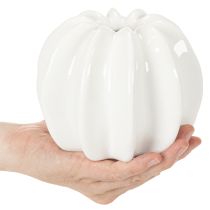 Artikel Kürbis-Keramikvase Weiß 15cm Dekoration für gewerbliche Anwendungen