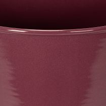 Artikel Pokal Blumentopf 23cm Rot Metall für stilvolle Dekoration