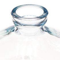 Artikel Glasvasen Blau Bauchig, Tischdeko Mini-Vasen - 6er Set