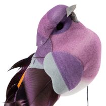 Artikel Farbenfrohe künstliche Vögel mit Draht, 8 cm, 12-teilig, für Dekoration und Bastelprojekte