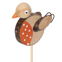 Artikel Holz Vogel Gartenstecker 33cm für Frühlings- und Sommerdekoration, 16 Stück bunt sortiert
