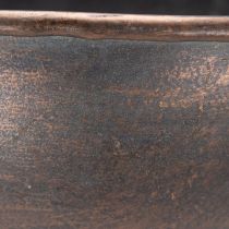 Artikel Deko Vogelbad aus Metall mit Blumenschale und Rankhilfe, 75 cm hoch, für Garten und Außenbereich