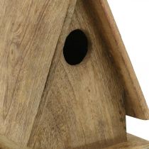 Artikel Deko-Vogelhaus, Nistkasten zum Stellen Naturholz H21cm