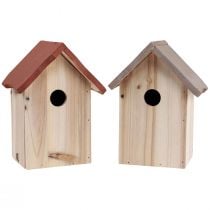Artikel Vogelhaus aus Holz Nistkasten Natur Braun/Beige 23cm 1St