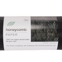 Artikel Wabenpapier Rolle Papier Schwarz 50 cm x 5 m für Basteln und Verpackung