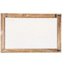 Artikel Rustikale Wanddeko Holz Metall 40x60cm Braun Vintage