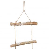 Artikel LED-Baumzweig-Deko mit Schneeflocken und Lichterkette, Weihnachts-Wanddekor 150cm