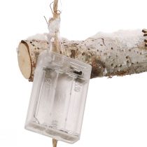 Artikel LED-Baumzweig-Deko mit Schneeflocken und Lichterkette, Weihnachts-Wanddekor 150cm