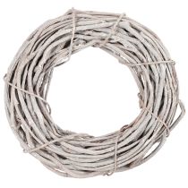 Artikel Weidenkranz aus geweißten Zweigen, 40 cm Durchmesser