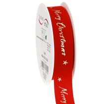 Artikel Weihnachtsband Rot Gold Merry Christmas 25mm 20m Deko Geschenk Floristik