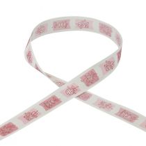 Weihnachtsband Rosa Schleifenband Weihnachten 25mm 18m