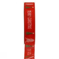 Artikel Geschenkband, Schleifenband Weihnachten, Weihnachtsband Merry Christmas 25mm 18m