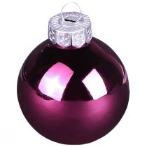 Artikel Glas-Weihnachtskugeln Berry Mix 24er Set Ø6cm für festliche Eleganz