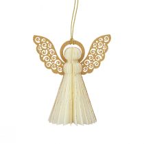 Artikel Papierengel Weihnachtsengel Deko Papier Weiß H12cm 4 St