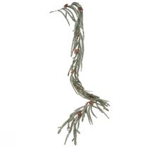 Artikel Weihnachtsgirlande Tannenzapfen Frost-Design 180cm - Winterliche Deko-Highlight