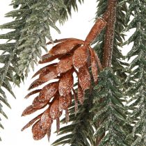 Artikel Weihnachtsgirlande Tannenzapfen Frost-Design 180cm - Winterliche Deko-Highlight