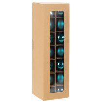 Artikel Christbaumkugeln Glas 4cm Blau Matt und Glänzend 24 Stück Innenbereich