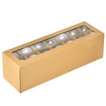 Artikel Christbaumkugeln Glas 24er Set Blau Töne 6cm Dekoration Weihnachten