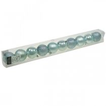 Artikel Weihnachtskugeln Kunststoff Hellblau Mix Ø6cm 10 St