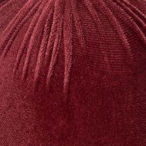Artikel Weihnachtskugel Samtoptik Rot 20 cm aus Styropor mit Textilüberzug 3er-Set