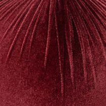 Artikel Weihnachtskugel Samt Rot 25cm 2er-Set für Innen