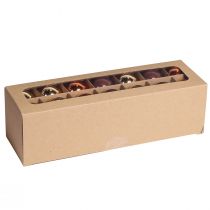 Artikel Weihnachtskugeln Gold Braun Mix Ø4cm 24er Set - festliche Glaskugeln für Weihnachtsdeko