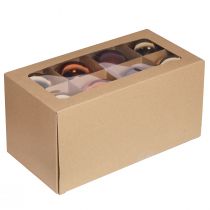 Artikel Weihnachtskugeln Gold Braun Apricot Mix - Glänzende Baumschmuck Glaskugeln Ø7,5cm 12er Set