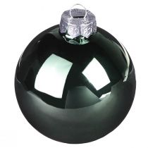 Artikel Glaskugel-Set Grün & Grau Ø6cm 24er-Pack für professionelle Weihnachtsdekoration