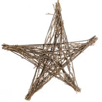 Artikel 50cm Großer Weihnachtsstern zum Hängen - Naturdeko aus Zweigen
