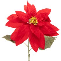 Artikel Kunstblume Weihnachtsstern Rot Einzelstiel 82cm Kunststoff
