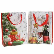 Geschenktüte Weihnachten 8cm x 18cm H24cm 2er-Set
