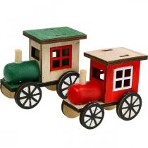 Artikel Weihnachtszug Eisenbahn Deko Holz Lokomotive H7,5cm 4 St