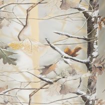 Artikel Windlicht Glas 12cm Zweigdesign Gold Innenseite