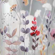 Artikel Windlicht Glas Mohnblumenwiese Silber Modern 12,5cm 2er-Set
