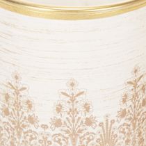 Artikel Windlicht Glas Teelichthalter Blumenmuster Ø8cm H9cm 2St