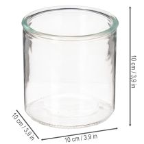 Artikel Glaszylinder Vase transparent 10 cm 3er-Set für Innenbereich
