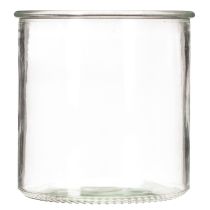 Artikel Rundes Windlichtglas 12 cm, klares Glas, Set mit 2 Stück, vielseitig einsetzbar