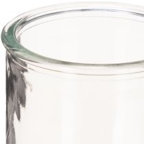 Artikel Glaswindlicht rund klares Glas Teelichthalter 8cm 3er-Set
